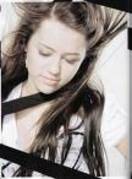 miley is sleeping... How sweet!