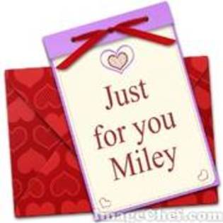 miley - I love you miley