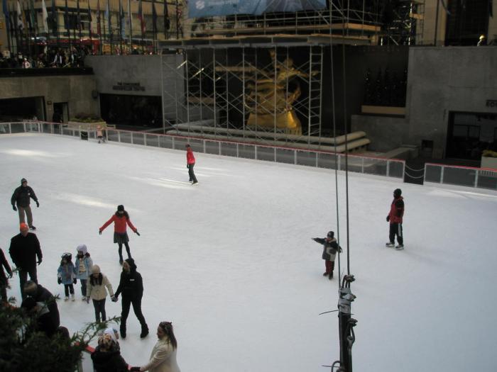 patinoarul din Rockefeller Center - New York