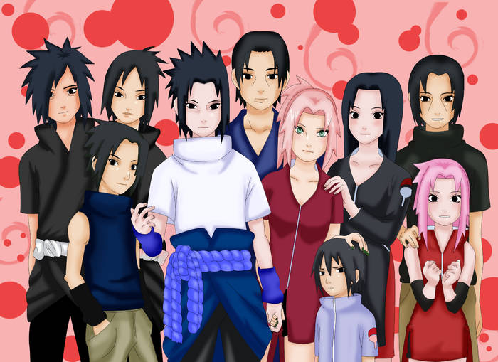 Familia Uchiha - Numai Personaje din Naruto