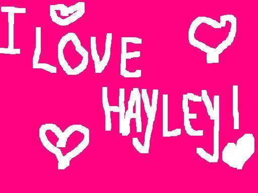 I love Hayley - Album-Idolul Meu