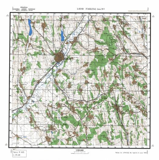 L-35-68 - Harta militara detaliata a Romaniei