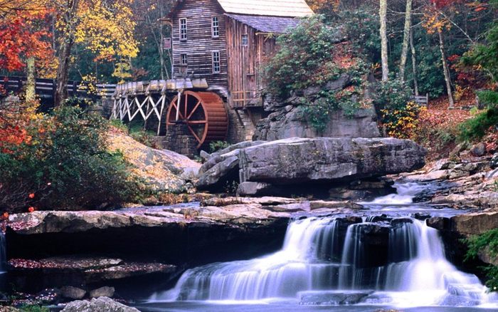 Glade-Creek-Grist-Mill-Babcock-State-Park-West-Virginia
