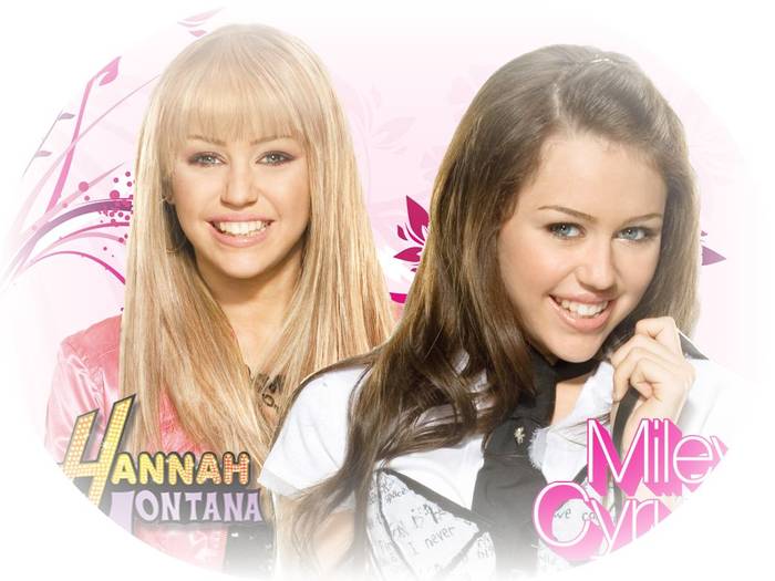 miley si hannah - miley cyrus si hannah montana