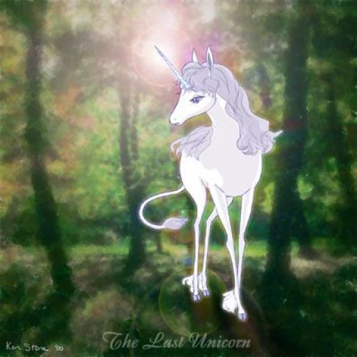 un unicorn - poze cu sclipici disney