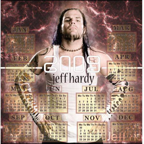 Calendar cu Jeff Hardy - Album Jeff Hardy