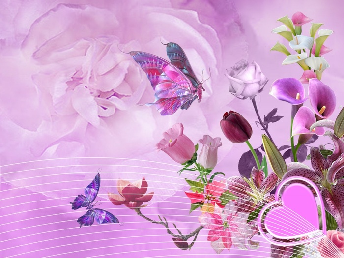 Art%20Wallpaper%20Flowers%20mrm - Poze Diverse