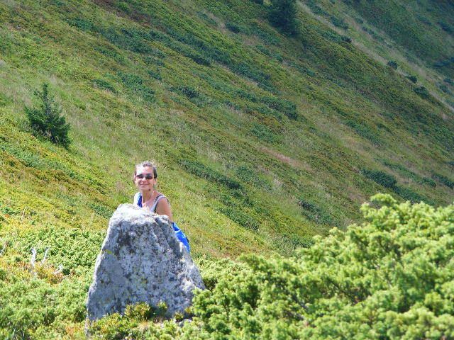 DSCF4409 - 2 august 2009 Traseu Suior Secatura Creasta Cocosului Gutaiul Doamnei  Vf Gutai