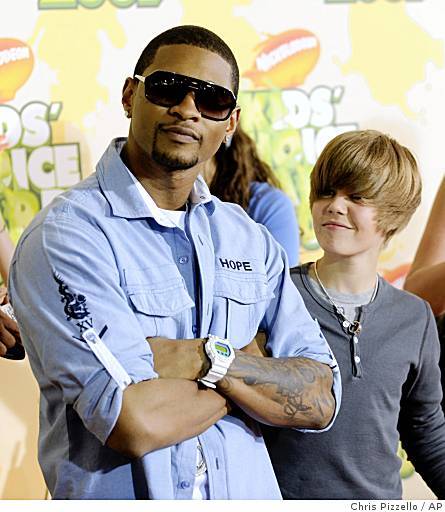  - Justin Bieber and Usher