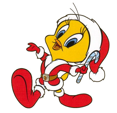 christmas-tweety-santa - Tweety