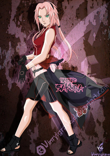 AKatsuki_Team_7__Sakura_by_vinrylgrave - club akatsuki