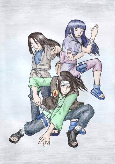 Team_Hyuuga_by_Huudel - hanabi nejI hinata HIUGA