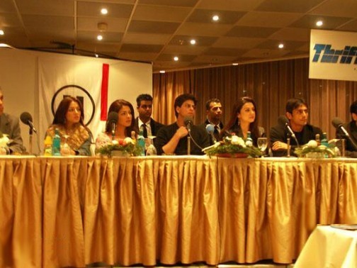 Celina,Priyanca,SRK,Preity si Arjun