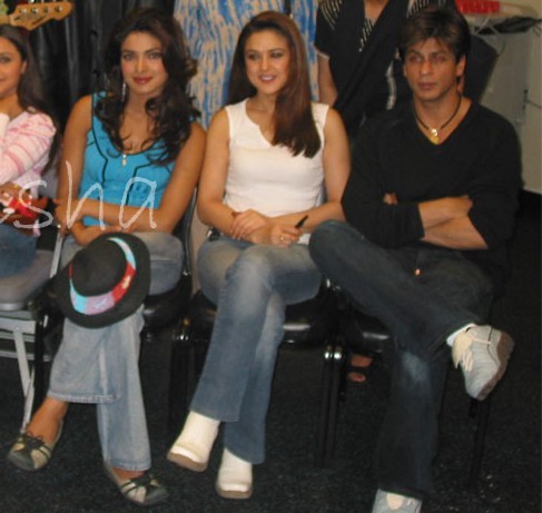 Srk,Preity si Priyanka