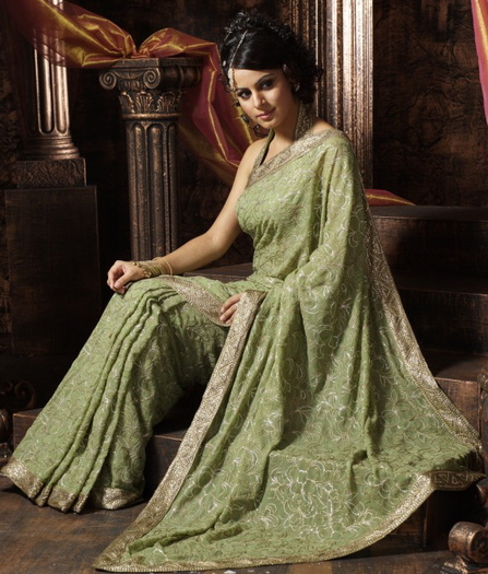 Light%20Green%20Sari%203 - saree-uri poze noi