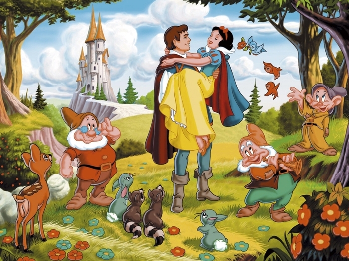 Snow-White-and-the-Seven-Dwarfs-Wallpaper-classic-disney-6496266-1024-768 - alba ca zapada