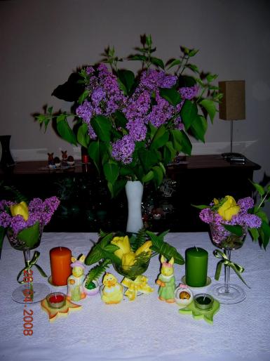 aranjament masa Paste - Paste 2008