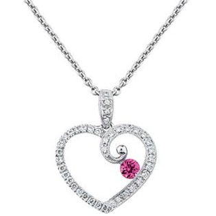 heart-shaped-diamond-necklace - Saree-uri pe care le poarta indiencele si accesorii