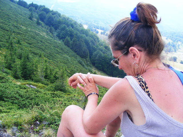 DSCF4453 - 2 august 2009 Traseu Suior Secatura Creasta Cocosului Gutaiul Doamnei  Vf Gutai