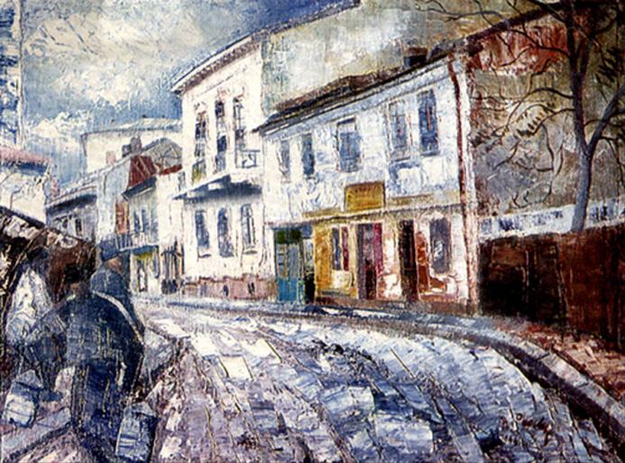 17. Alexandru Phoebus - Strada in Bucuresti