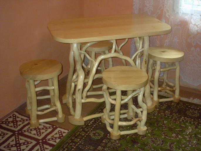 set de bucatarie - mobilier rustic