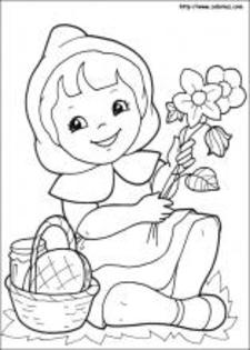 coloriage-le-petit-chaperon-rouge-2439 - de colorat Scufita rosie