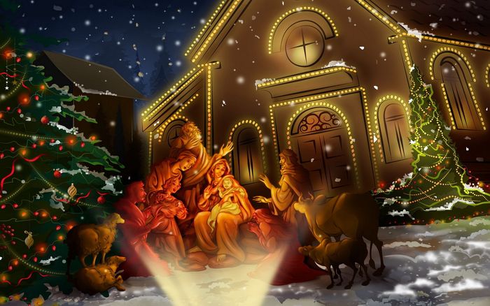 Jesus_Born - CHRISTMAS WALLPAPERS