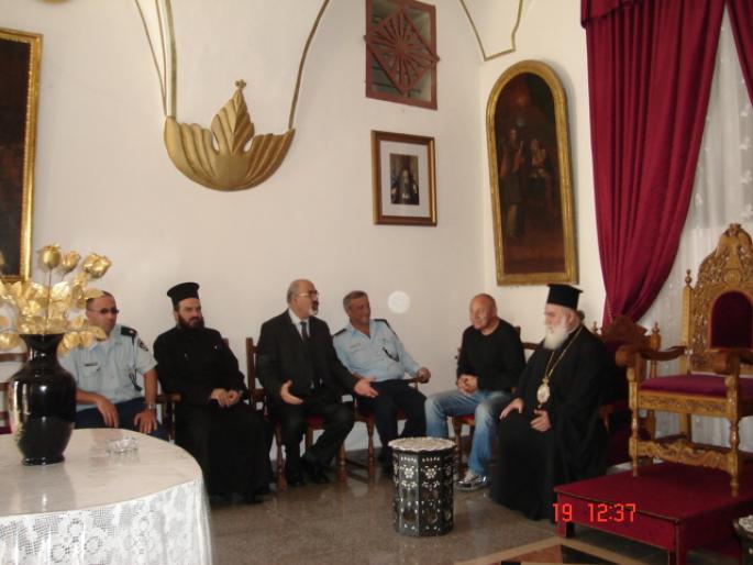 047  Israel - Nazareth (in vizita la seful bisericii ortodoxe din Nazareth)