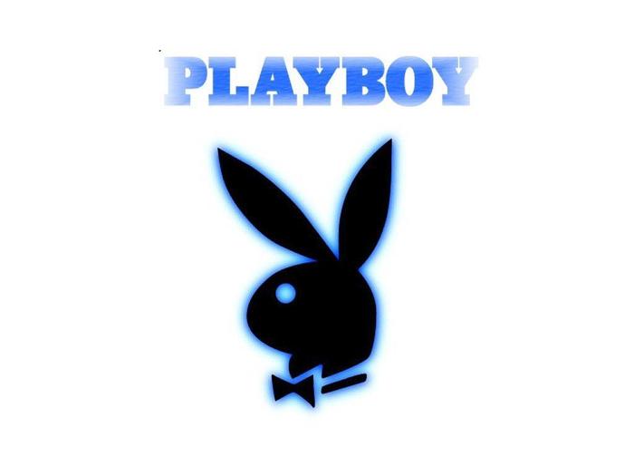 playboy_wallpaper_bunny_logo_glow - Playboy bunny