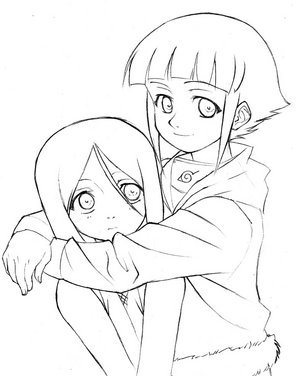 Hyuga_Sisters_by_Goldsickle - hanabi nejI hinata HIUGA