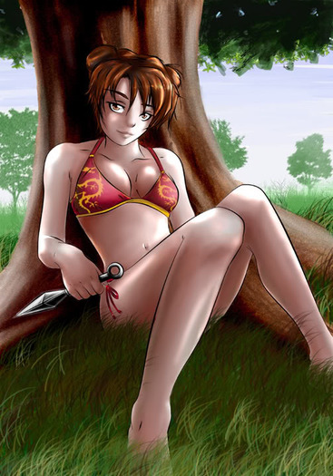 TenTen_PinUp___Finished_by_jadeedge - tenten