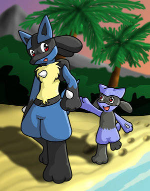 lucario si riolu - cei mai super pokemoni