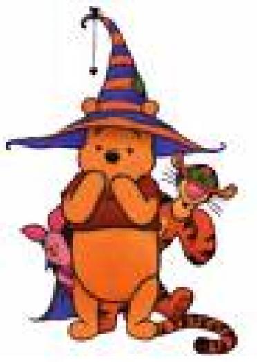 winnie the pooh halloween - vrajitori