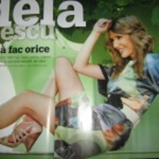 Adela in revista Unica din septembire 2009 - Adela Popescu in reviste