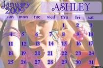 Calendar Ashley - AshleyTisdaleSharpay