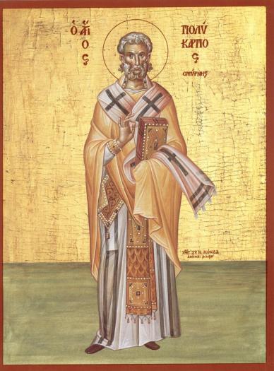 23-februarie-Sf. Sfintit Muc.Policarp - Icoane si imagini religioase crestin ortodoxe