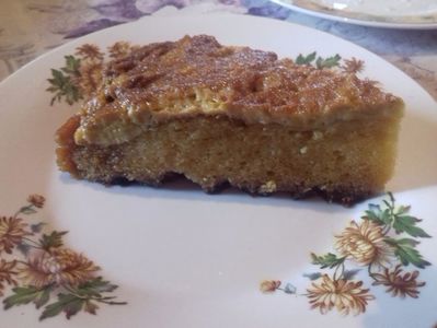 Tort de zahăr ars