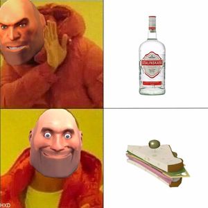 Prefera sandvich,nu vodka bajatu