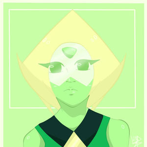 Peridot-green pastel