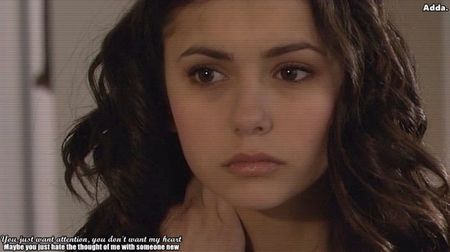 》Probabil a fost doar un presentiment...fals. Poate mă înșel. *zâmbește scurt, scoate+; suc din frigider și pune în două pahare, încearcă să schimbe subiectul* Tu ce faci?
