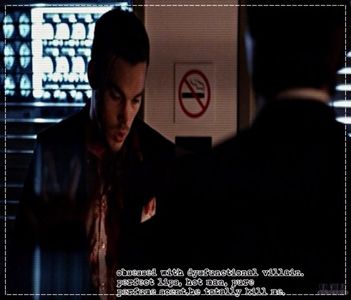 ∵∴ʷ͠ʳ͠ᵉ͠ᵃ͠ᵏ ͠ʰ͠ᵃ͠ᵛ͠ᵒ͠ᶜ͠ ❜☇ din pachetul lui o țigară. * Deocamdată suntem okay. * îi fac cu ochiul; și apoi îi mulțumesc și-i împrumut și-un foc. Mă delectez cu un prim fum, urmărind persoanele care mișunau în jurul nostru, ochii căzându-mi pe un grup de fete care chicoteau la câțiva pași de noi. *

