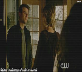 》I-auzi...treaba. Ce treabă ai avut, dră cu plete roșcate? *rânjește amuzat* Eu doar mă+; bucur, ca în fiecare zi de altfel, de imortalitate... *dă din umeri*
