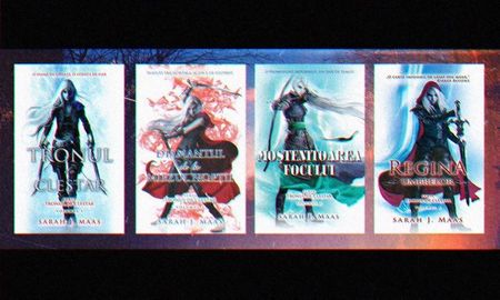 seria ❝Tronul de Cleştar❞ pentru breatheme; (Tronul de Cleştar; Diamantul de la miezul nopţii; Moştenitoarea Focului; Regina Umbrelor; Empire of Storms; Tower of Dawn; vol 7) de Sarah J. Maas
