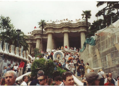 Parcul Guell - intrarea