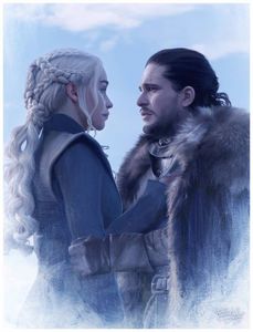 am schimbat fanartul. Jon x Daenerys