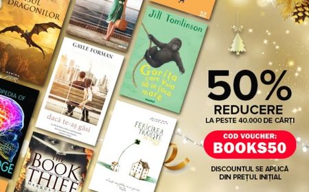 BOOKS50; https://tinyurl.com/ycxmvt27 Folosește codul BOOKS50 pentru reducere 50 %
