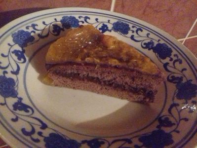 Tort cu ciocolată și jeleu de clementine