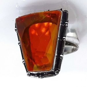 Inel superb din argint 95 cu Mystic Topaz_85 de lei