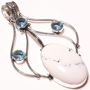 Dendrite Opal & Blue Topaz
