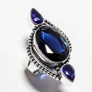 Blue Sapphire Gemstone 925 Silver